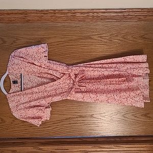 NWOT Shein Wrap Style Women's Mini Dress Size XL Short Sleeve Floral